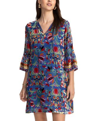 Johnny Was Sofiya Silk-Blend Dress