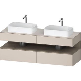 Duravit Qatego Consola Mueble Bajo Lavabo, 2 Extensiones, 2 - Duravit