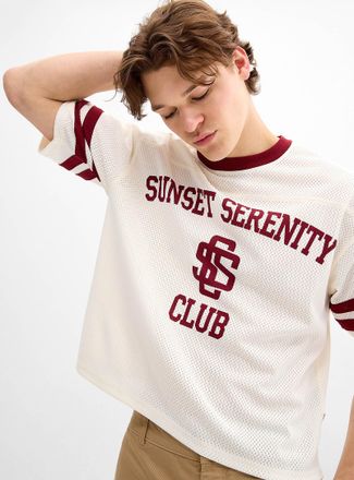 Djab Mens Mesh graphic T-shirt