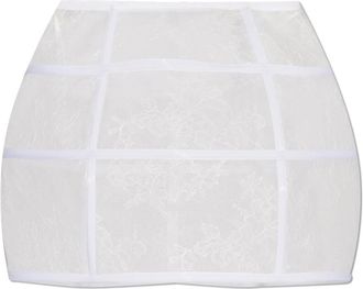 Blumarine Kanten rok - Dames - Korte rokken - Wit - 2XS - Satijn - Rokken