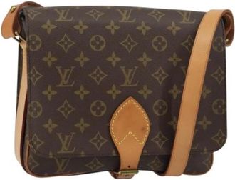Louis Vuitton Pre-owned Canvas Crossbody Tas - Dames - Vintage Schoudertas - Bruin - ONE Size - Vintage