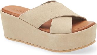 Cordani Bella Platform Wedge Slide Sandal in Arena at Nordstrom, Size 9Us