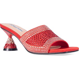 Lady Couture Fontana Slide Sandal in Red at Nordstrom Rack, Size 10