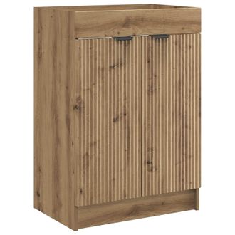 vidaXL Cabinet Debajo Del Fregadero Roble Artisan 78,5 X 37,5 X 81 Cm Vidaxl
