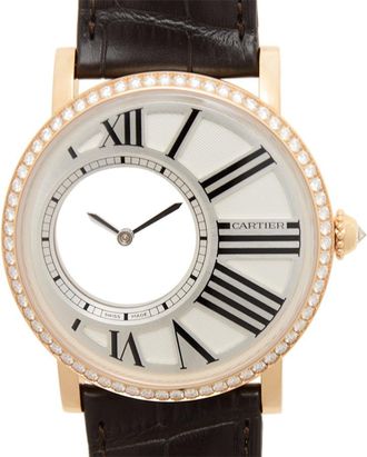 Cartier Rotonde de Cartier Diamond White Dial Watch HPI00635