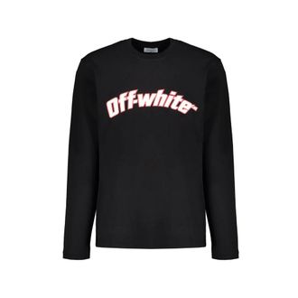 Off-white Black Cotton Mens T-Shirt