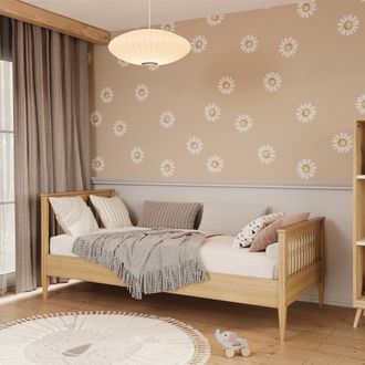 M&S Collection Cama 90x200 Con Somier Emilia Madera