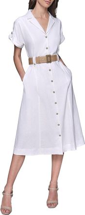 Karl Lagerfeld Karl Lagerfeld Linen-Blend Dress