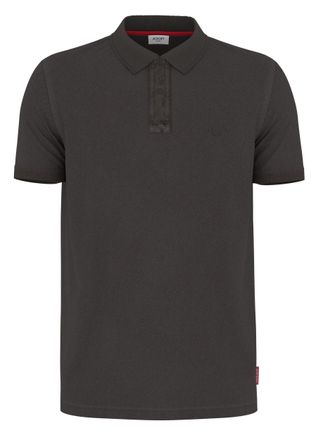 Joop Poloshirt JOOP JEANS Ambrosian, Herren, Gr. M, schwarz, Piqu&eacute;, Obermaterial: 95% Baumwolle, 5% Elasthan, unifarben, normal, Rippb&uuml;ndchen, Shirts Polos