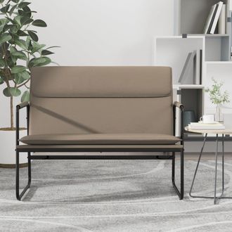 vidaXL Banco De Cuero Sint&eacute;tico Color Capuchino 100x64x80 Cm Vidaxl