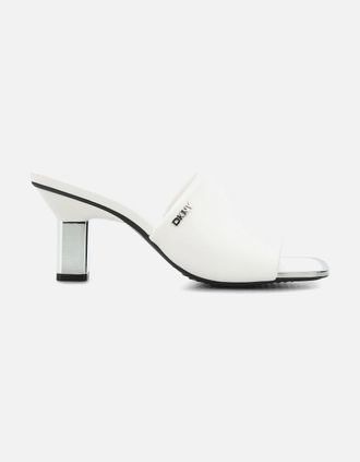 DKNY Womens Kaye Sandals - White - Size: 7.5