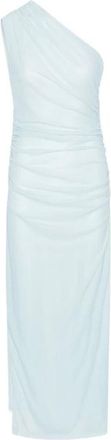 Rotate Ninkana Midi Jurk - Dames - Avondkleed - Blauw - S - Polyester - Kleedjes