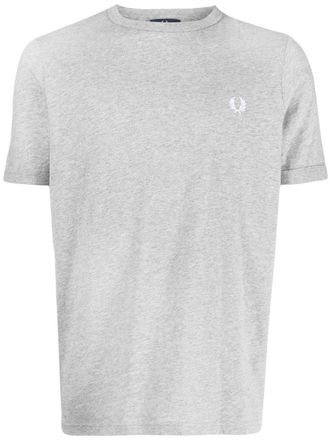 Fred Perry T-shirt Ringer con logo - Grigio