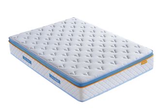 Birlea SleepSoul Heaven 2000 Mattress Memory Foam Pocket Sprung in White | Size: Super King