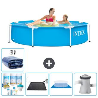 Intex Piscina Con Estructura Redonda - 244x51 Cm - 7-piezas S20400