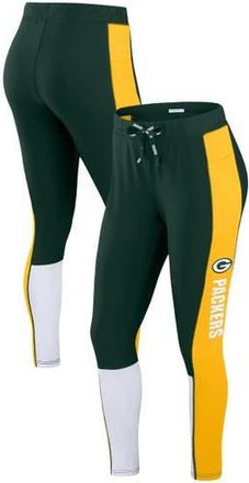WEAR by Erin Andrews Womens WEAR by Erin Andrews Green/Yellow Green Bay Packers Color-Block Leggings at Nordstrom, Size X-Small