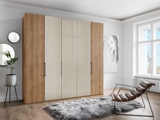 Wiemann Drehtürenschrank »Monaco« mit Teil-Glasfront sowie hochwertige Beschläge inkl. Türdämpfung