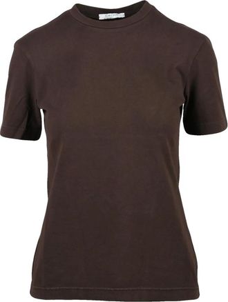 Circolo 1901 Circolo 1901 t-shirt - Dames - Tops - Bruin - Maat: L Katoen