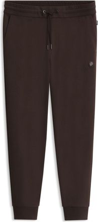 BOSS Cotton-blend track pants with Double B monogram badge