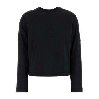 Herno Sweatshirts, female, Black, Size: XS Laminar T-Shirt