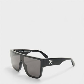 Off-white Mens Accessories Off White Syracuse Square Full Rim Sunglasses in Black/Dark Grey - Multicolour - One Size