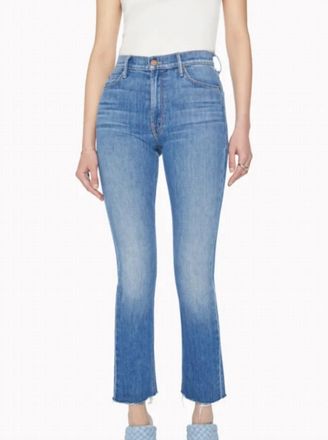 Mother Womens Mid Rise Dazzler Ankle Fray Jean In New Sheriff In Town