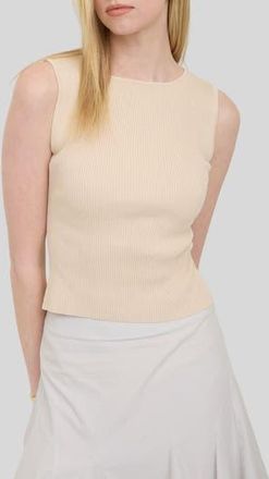Blu Pepper Sleeveless Knit Top in Light Khaki at Nordstrom Rack, Size Medium