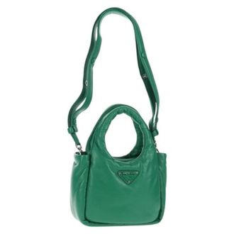 Prada Pre-owned Handbags, female, Green, Size: ONE SIZE Pre-owned Vintage Hand Bag