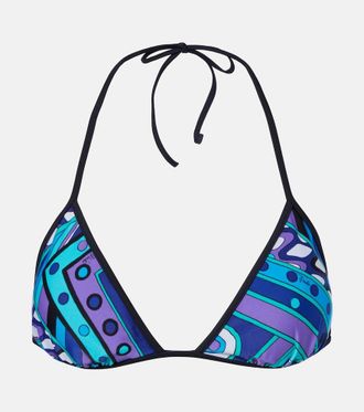 Pucci Top bikini con stampa