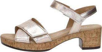 Gabor High Heel Sandalen - Dames - Sandalen met hakken - Geel - 42 EU - Schoenen