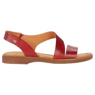 Pikolinos Moraira Leather Womens Slingbacks Sandals - Coral - Size:UK 6-6.5
