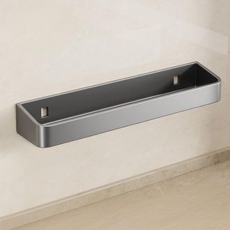 OEM Especiero De Pared De Acero Inoxidable, Organizador De Cocina Compacto, Pr&aacute;ctico Soporte Para Especias, Gris Oscuro, 39 X 8,7 X 5 Cm