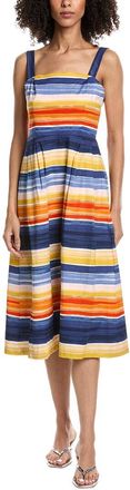 Julia Jordan Poplin Midi Dress