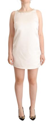Elisabetta Franchi Polyester Sleeveless Mini Shift Womens Dress