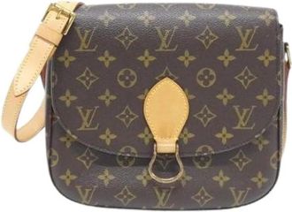 Louis Vuitton Pre-owned Cross Body Bags, female, Brown, Size: ONE SIZE Pre-owned Monogram Saint Cloud Shoulder Bag