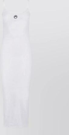 Marine Serre maxi dress scoop neck sleeveless ribbed