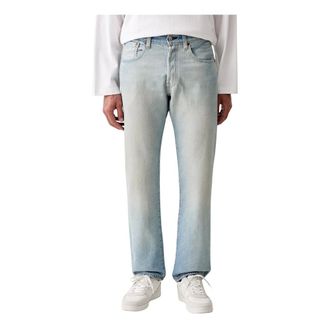 Levi's Heren, Jeans, Blauw, Maat: W33 L32 Katoen