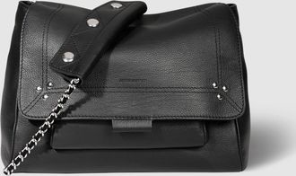 Jerome Dreyfuss Sac Lulu M Cuir Noir Silver