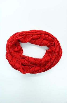 Portolano Cashmere and Silk loop scarf in Red at Nordstrom