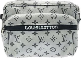 Louis Vuitton Pre-owned Monogram Messenger Shoulder Bag - Dames - Vintage Schoudertas - Grijs - ONE Size - Vintage