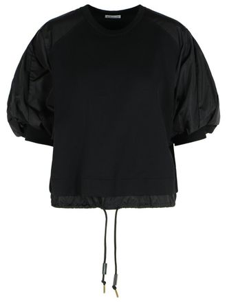 Moncler Over Black Cotton T-Shirt