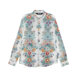 Just Cavalli Casual Shirts, male, Multicolor, Size: XL Printed Shirt