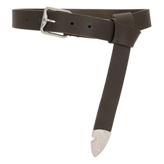 Burberry B Buckle Shield Leather Belt, Size 110