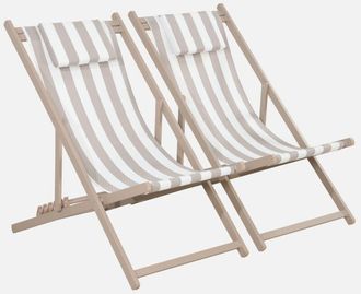 Sweeek Tumbona De Aluminio Multi Posiciones, Set De 2