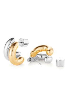 JENNY BIRD Mini Florence Double Hoop Earrings in Two-Tone at Nordstrom