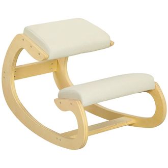 HOMCOM Silla de rodillas 55x85x55 cm crema