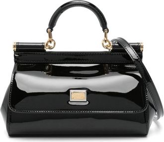 Dolce & Gabbana Sicily kleine crossbodytas - Zwart