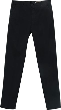 Incotex Pantaloni in cotone elasticizzato - Blu