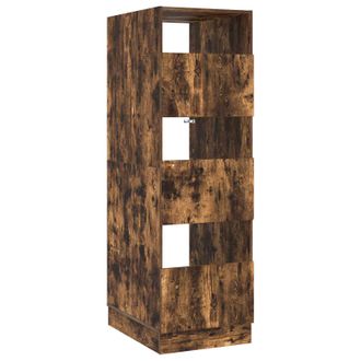 vidaXL Armario De Lavander&iacute;a Con Puerta Roble Ahumado 50 X 68 X 162 Cm Vidaxl