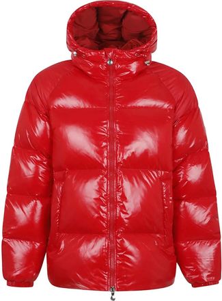 Pyrenex Giacca con applicazione logo - Rosso